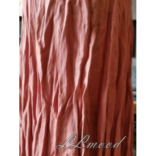 Long linen skirt 