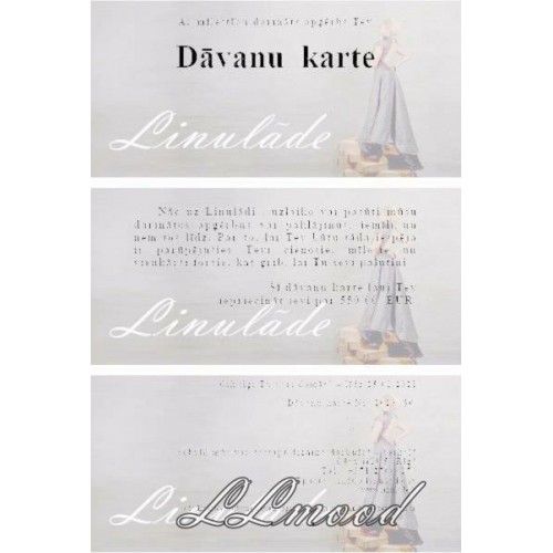 ''LINULADE'S'' GIFT CARD