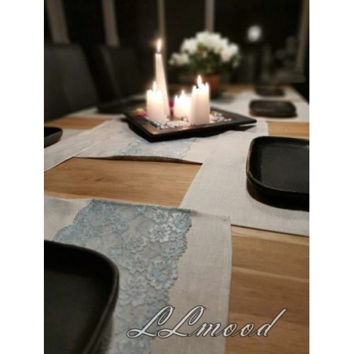 Linen tablecloth set 805