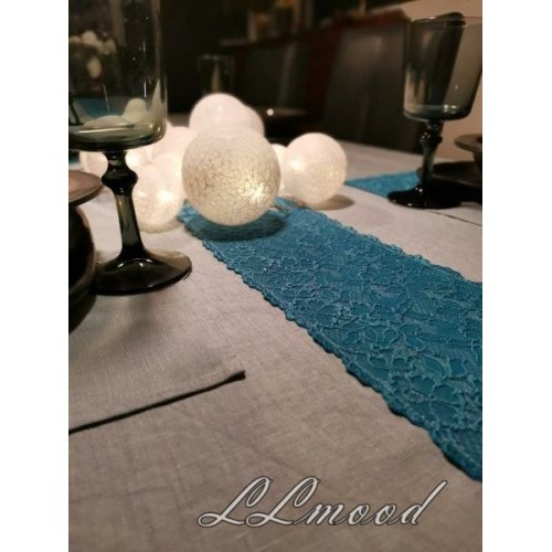 Linen tablecloth set 812