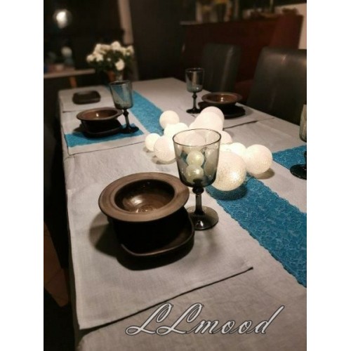 Linen tablecloth set 812