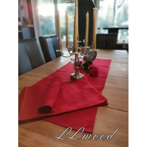 Linen tablecloth set 806